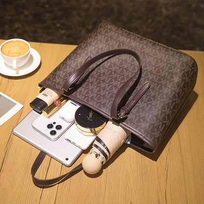 2025 Handbag  retro women's bag large-capacity women's bag popular trendy fashion one-shoulder messenger mother bag