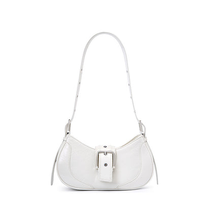 Strictly selected first-layer cowhide bag niche texture women's summer popular new retro underarm bag niche shoulder messenger bag