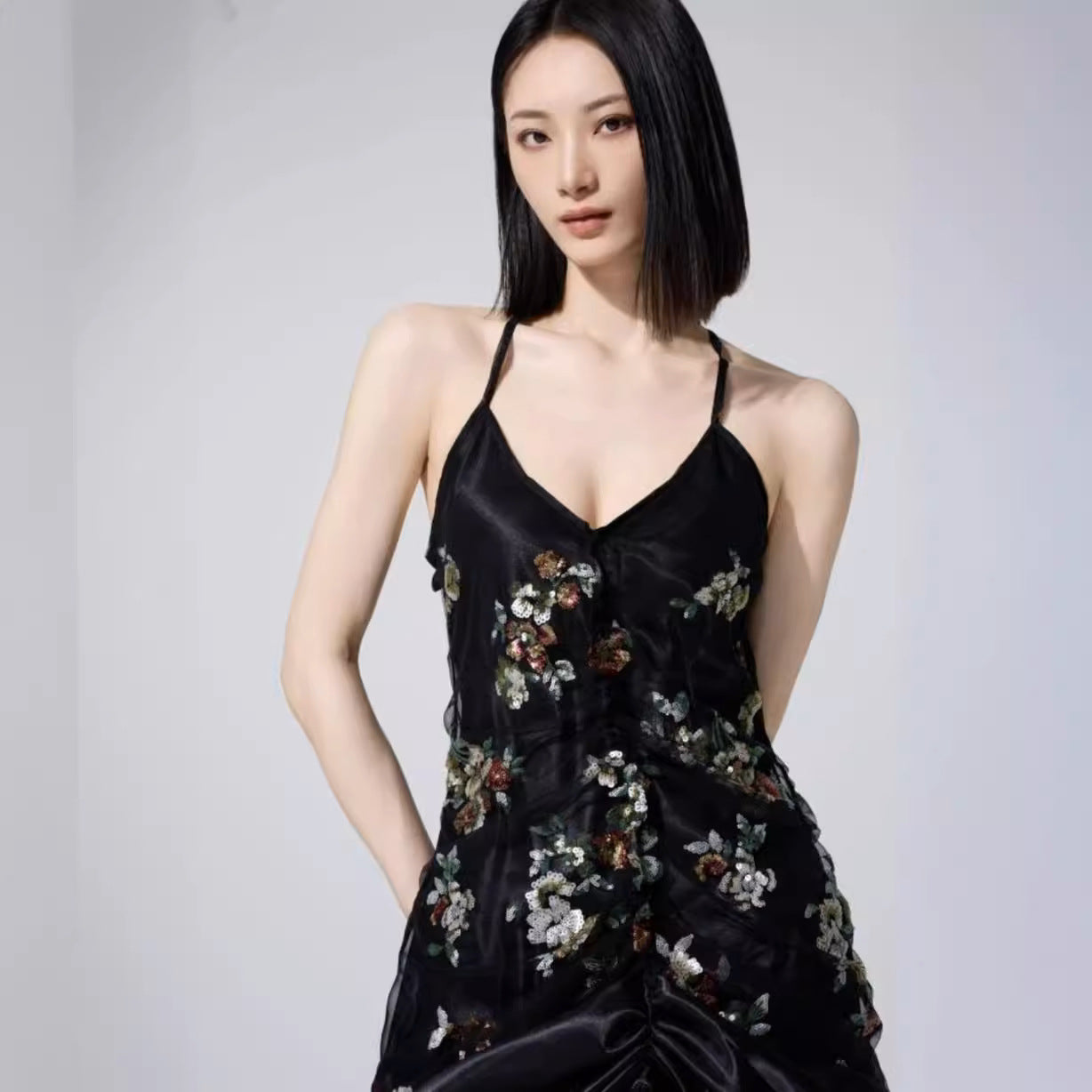 LOVECCR  [Thousand] Original Minimalist New Chinese Style  Summer New Daily Evening Dress