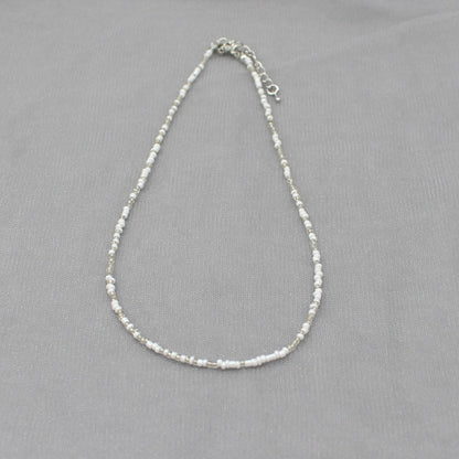 South Korea Vintage Color Beaded Bead Necklace Girly Style Bohemian Necklace Clavicle Chain Wholesale