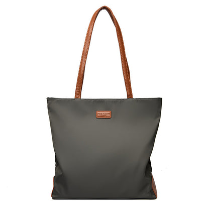 2025 Simple and fashionable Oxford cloth bag popular new large-capacity high-end tote bag casual Korean version women's shoulder bag