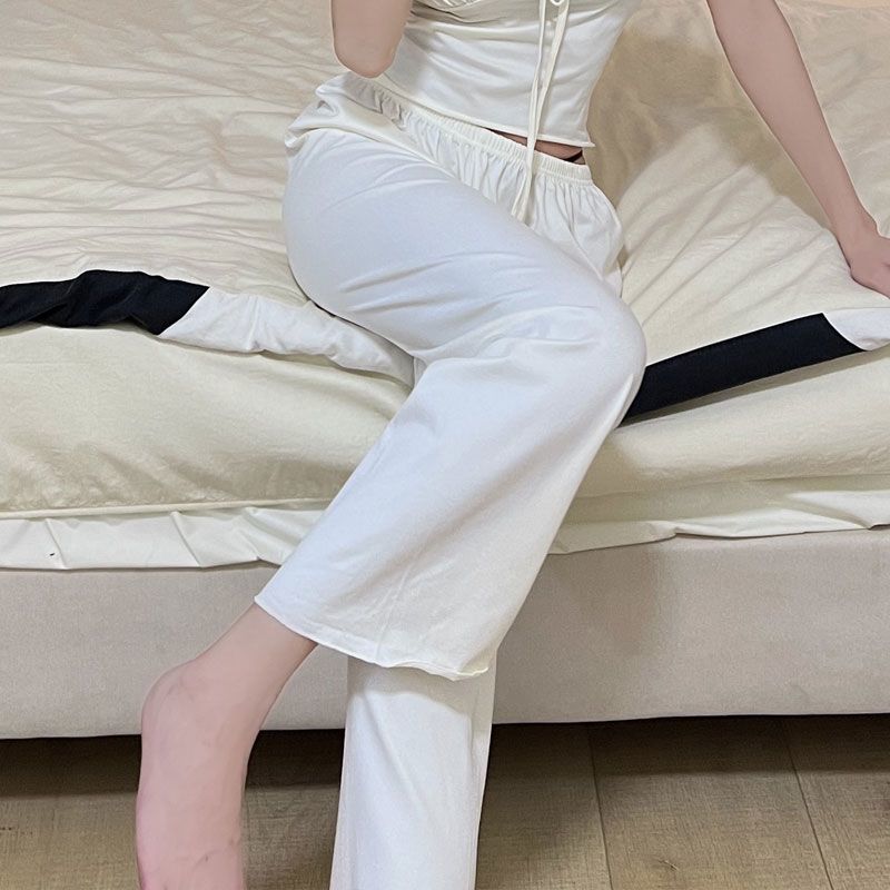 2025 nightgown with chest pad women's summer thin short-sleeved sweet girl style lace edge cute medium and long knee loungewear