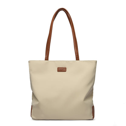 2025 Simple and fashionable Oxford cloth bag popular new large-capacity high-end tote bag casual Korean version women's shoulder bag