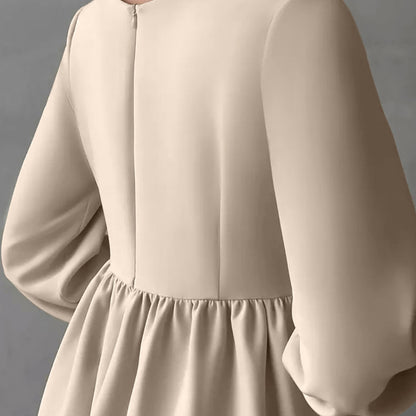 LOVECCR 2025 Popular,   spring pajamas long-sleeved zipper pajamas simple  can be worn outside warm plain weave women's loungewear
