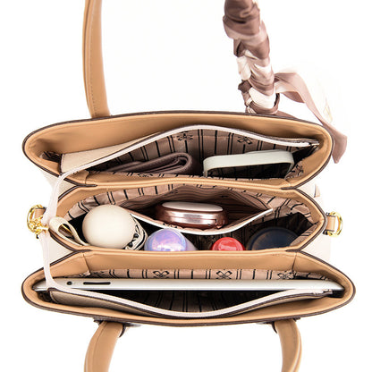 2025 Handbags are fashionable and high-end, large-capacity portable shoulder bags, daily commuting messenger bags, and women's New delivery.