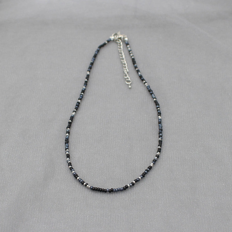 South Korea Vintage Color Beaded Bead Necklace Girly Style Bohemian Necklace Clavicle Chain Wholesale