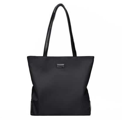 2025 Simple and fashionable Oxford cloth bag popular new large-capacity high-end tote bag casual Korean version women's shoulder bag
