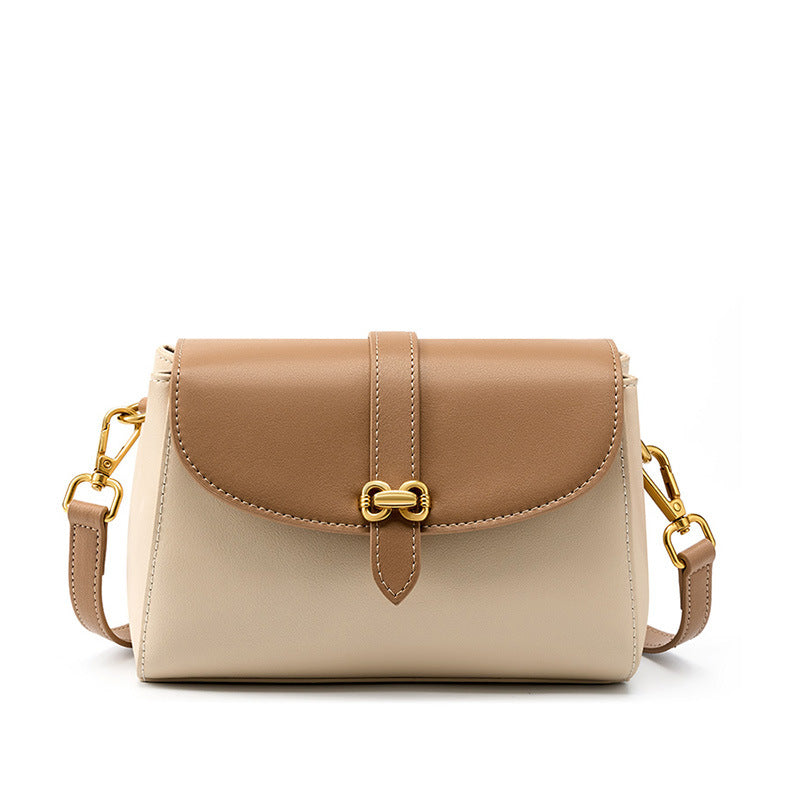 LOVECCR 2025 Bag women's popular new messenger bag small bag high sense summer versatile shoulder small square bag leather women's bag