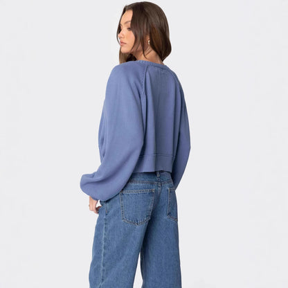 spring new  New  women's clothing street fashion crew neck long-sleeved knitted sweater cardigan women
