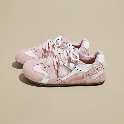ins Korean version of the new lightweight German training little white shoes for women  summer mesh breathable student flat bottom casual F128
