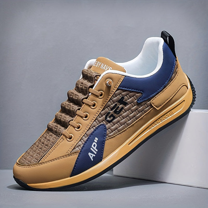 Men's Vintage Old School Style Skate Shoes, Comfy Non Slip Casual Sneakers For Men's Outdoor Activities