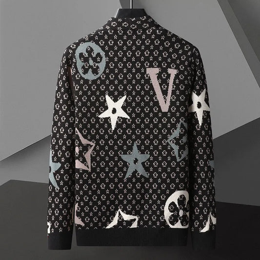 Men's Sweaters  New Fall Winter Brand Fashion Knit Cashmere Cardigan Sweater Korean Style Mens Trendy Cardigans Jacket Men Clothes