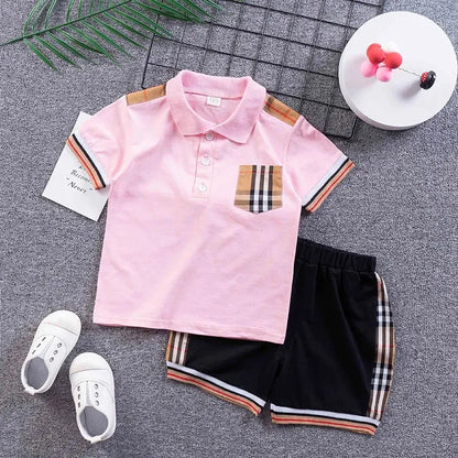 Baby Clothes Set T-Shirt Shorts Toddler Casual Clothing Kids Tracksuit Children Boys Cartoon 2Pcs/set