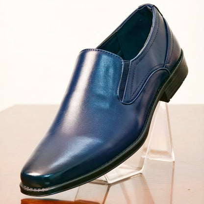 PLUS SIZE Mens Premium Solid Slip-On Dress Shoes - Comfortable & Durable for Business - Breathable, Wear-resistant, Anti-Skid - Perfect for Spring, Summer, and Autumn