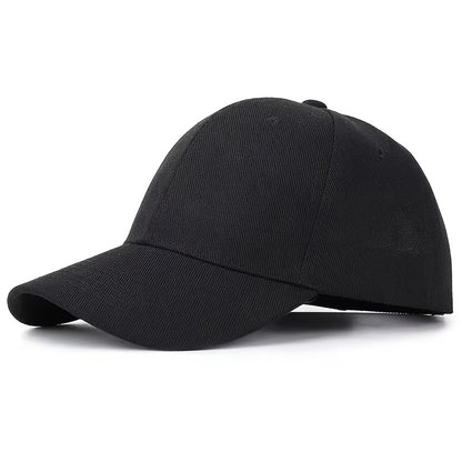 Mens Classic Black Baseball Cap - Minimalist Design with Sunshade Protection - Ideal for Sports, Outdoors, and Gifting