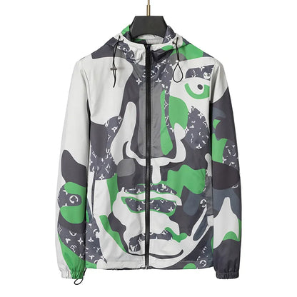 NEW Casual Mens Jacket Coat Caps Luxury designer bomber jacket High quality Letter Striped Jacket Autumn Fashion Outdoor Hoodies Coats Badge Windbreakers