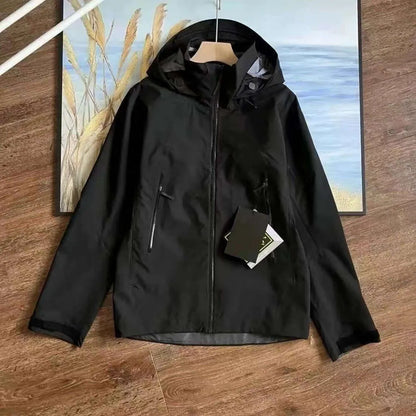 Designer jacket Mens Jacket outdoor zipper jacket Lt Windproof and waterproof mountain skiing Windproof and Breathable Single Layer Hard Shell