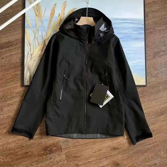 Designer jacket Mens Jacket outdoor zipper jacket Lt Windproof and waterproof mountain skiing Windproof and Breathable Single Layer Hard Shell
