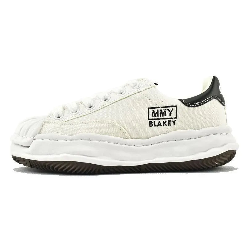 Men Women Casual shoes Maison Maisons Mihara Yasuhiro Black White Dissolved Shell Head MMY Shoes Thick Sole Youth Breathable Board Trainers