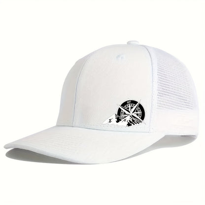Mens Breathable Mesh Snapback Cap - Ideal for Spring & Summer Sports - Running, Cycling, Outdoor - Durable Trucker Hat for Athletes