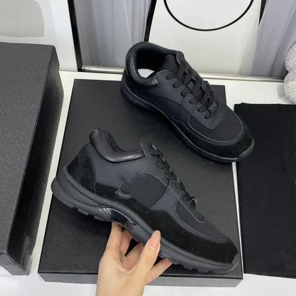 Shoes Running Designer Channel Sneakers Women Luxury Lace-up Sports Classic Sneaker Woman Ccity