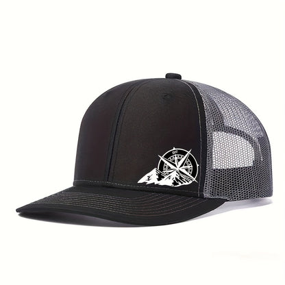Mens Breathable Mesh Snapback Cap - Ideal for Spring & Summer Sports - Running, Cycling, Outdoor - Durable Trucker Hat for Athletes