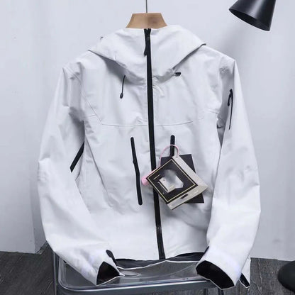 Designer jacket Mens Jacket outdoor zipper jacket Lt Windproof and waterproof mountain skiing Windproof and Breathable Single Layer Hard Shell