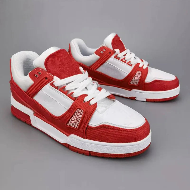 Designer Trainer Sneakers Mens Womens Shoe Casual Shoes Fashion Low Top Shoe Platform Leather Rubber Sloe Outdoor Shoes 36-45