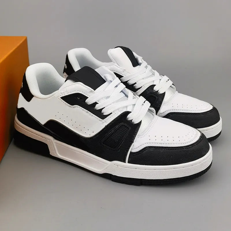 Designer Trainer Sneakers Mens Womens Shoe Casual Shoes Fashion Low Top Shoe Platform Leather Rubber Sloe Outdoor Shoes 36-45