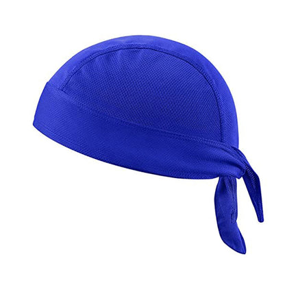 Breathable & Durable Mesh Pirate Bandana Hat - Lightweight, Stylish Vintage Hijab for Cycling, Sports & Hip Hop Fashion