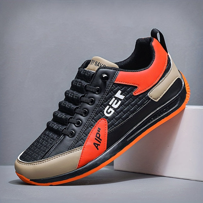 Men's Vintage Old School Style Skate Shoes, Comfy Non Slip Casual Sneakers For Men's Outdoor Activities