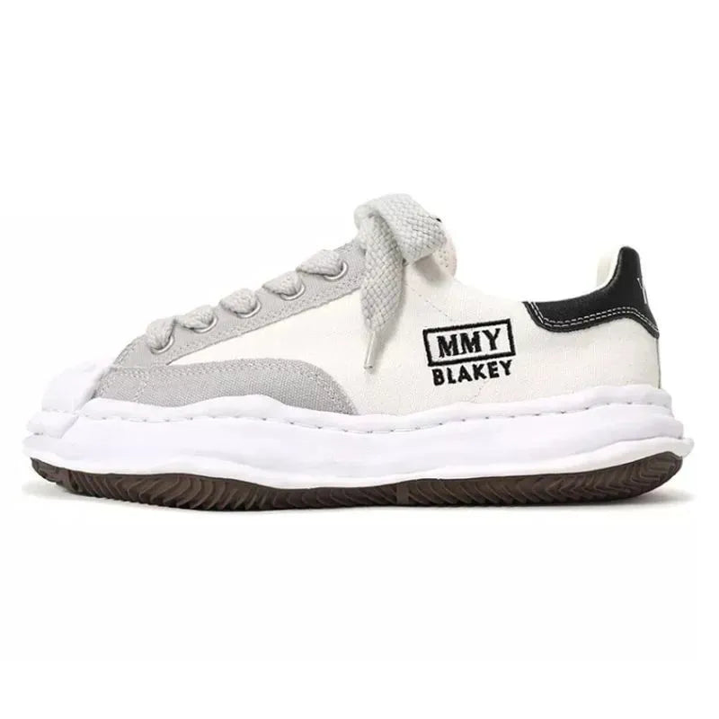 Men Women Casual shoes Maison Maisons Mihara Yasuhiro Black White Dissolved Shell Head MMY Shoes Thick Sole Youth Breathable Board Trainers
