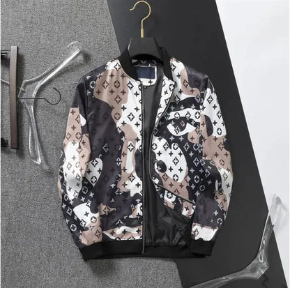 NEW Casual Mens Jacket Coat Caps Luxury designer bomber jacket High quality Letter Striped Jacket Autumn Fashion Outdoor Hoodies Coats Badge Windbreakers