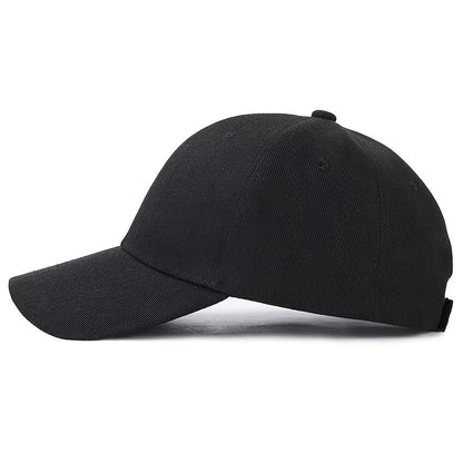 Mens Classic Black Baseball Cap - Minimalist Design with Sunshade Protection - Ideal for Sports, Outdoors, and Gifting