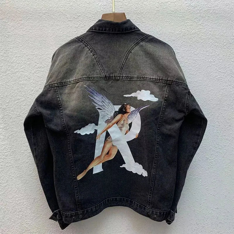 Men's jacket designer letters trendy zipper baseball suit simple and versatile casual college wind jacket spring and autumn women's windbreaker thin jacket