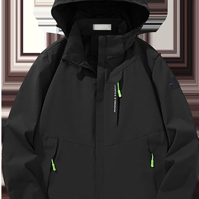 Fashion single stormshell coat men's and women's fall new cross-border through large size men's jacket simple leisure outdoor trench coat stone coat