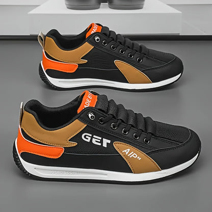Men's Vintage Old School Style Skate Shoes, Comfy Non Slip Casual Sneakers For Men's Outdoor Activities