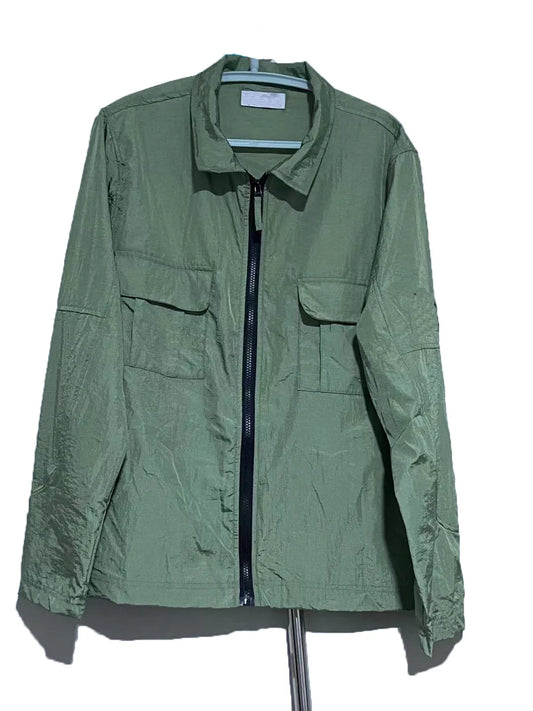 mens jacket lapel classic windbreaker Autumn winter Italian fashion street Outdoor Thin Jackets 3 color
